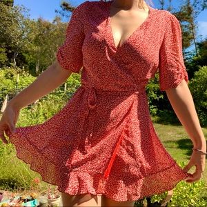 *Never worn* Reformation wrap dress, size M